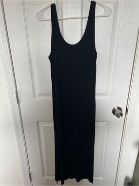 Chico's Black Scoop Neck Maxi Dress